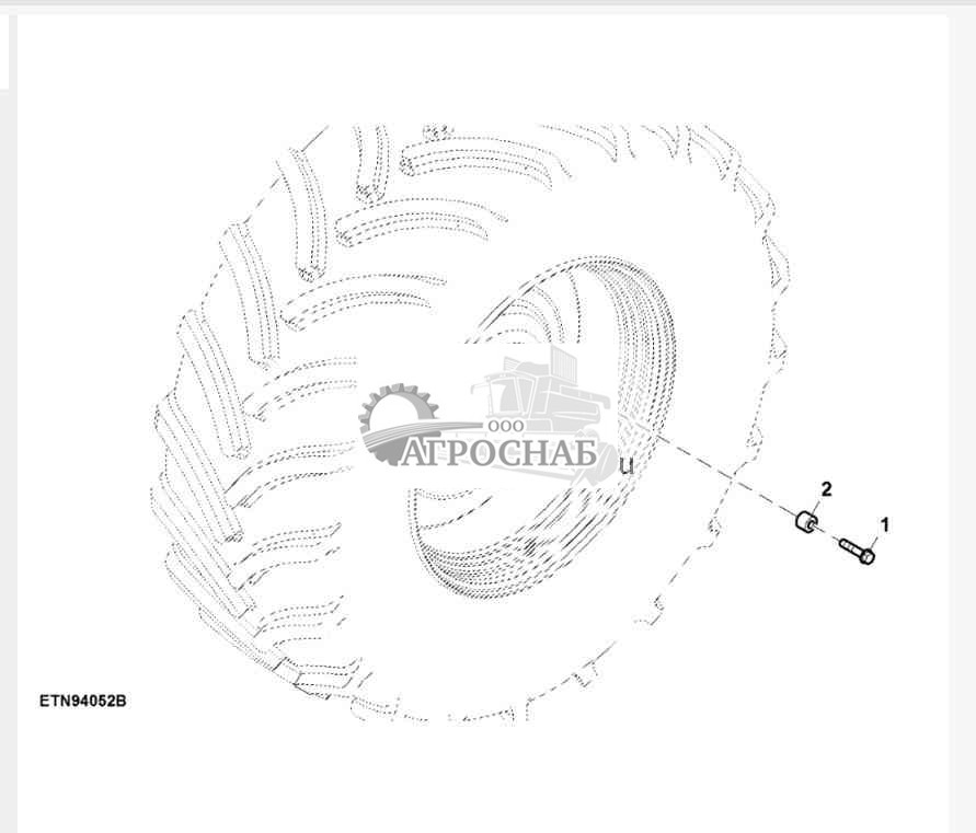 Болты ведущего колеса без фланца 